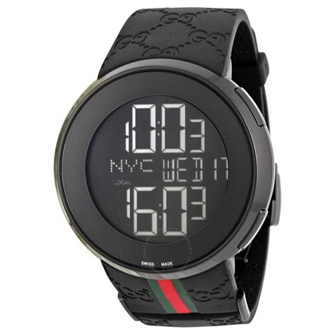 gucci i gucci ion plated digital men's watch|Gucci 114 digital mens watch.